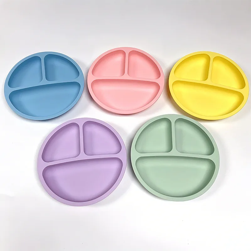 아기 실리콘 식품 접시